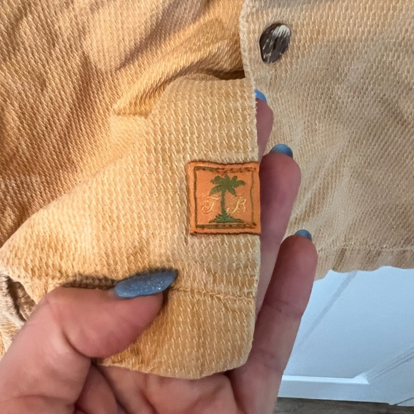 Tommy Bahama 100% Silk Yellow Tropical Beach Button Up Short Sleeve Shirt XXL - Picture 5 of 5